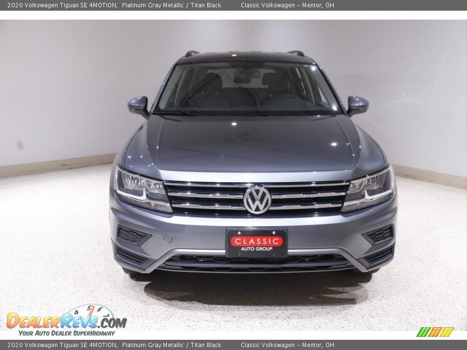 2020 Volkswagen Tiguan SE 4MOTION Platinum Gray Metallic / Titan Black Photo #2