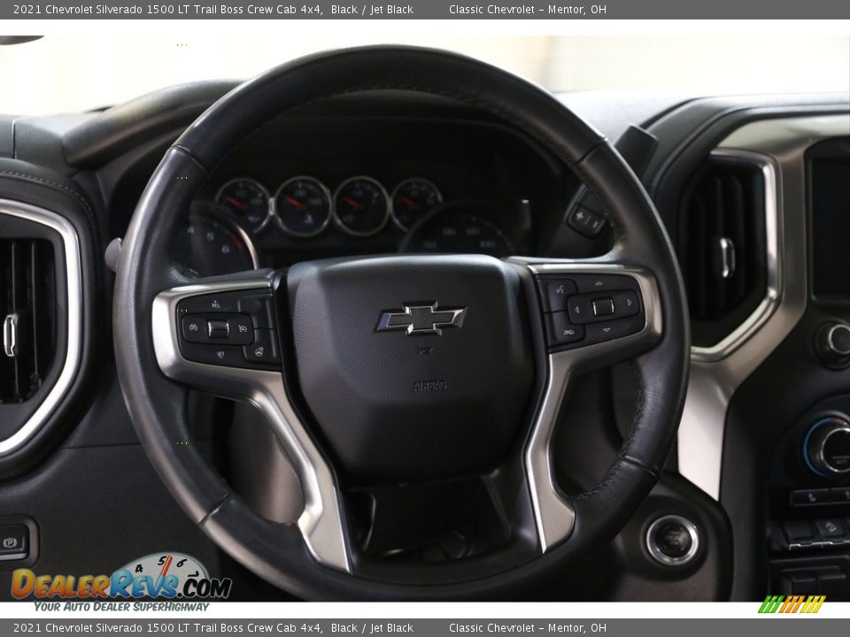 2021 Chevrolet Silverado 1500 LT Trail Boss Crew Cab 4x4 Steering Wheel Photo #8