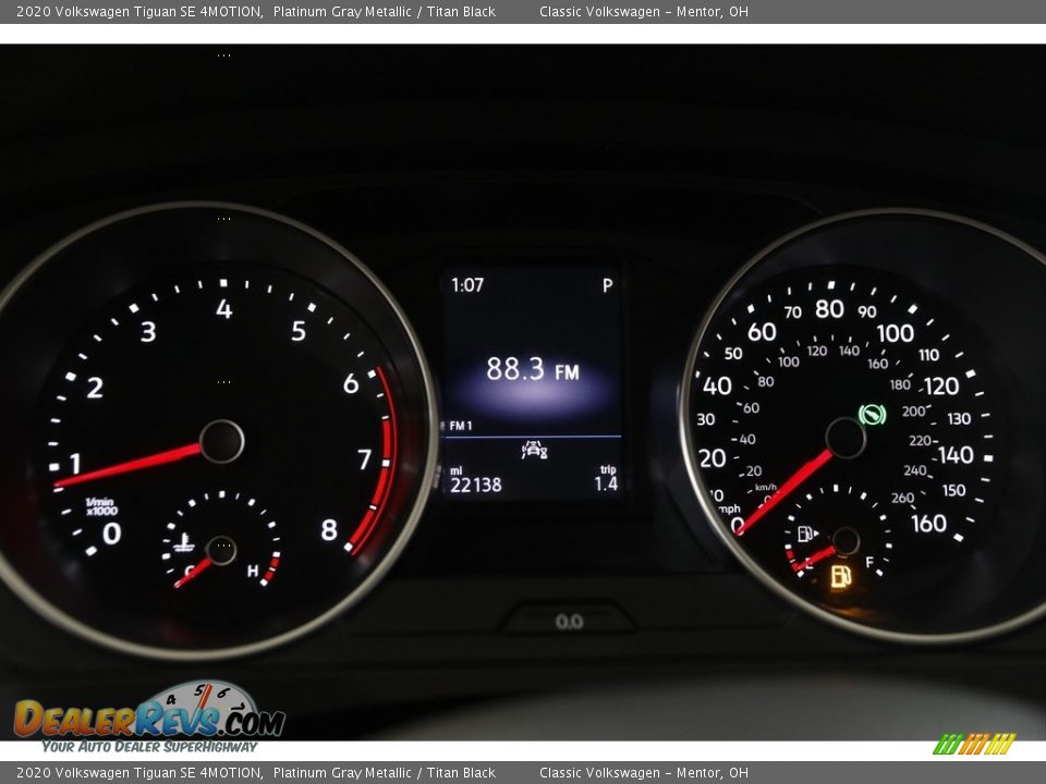 2020 Volkswagen Tiguan SE 4MOTION Gauges Photo #8