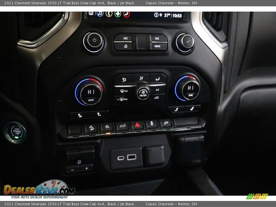 Controls of 2021 Chevrolet Silverado 1500 LT Trail Boss Crew Cab 4x4 Photo #15