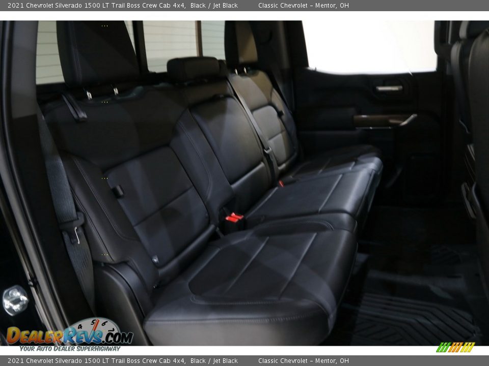 Rear Seat of 2021 Chevrolet Silverado 1500 LT Trail Boss Crew Cab 4x4 Photo #18