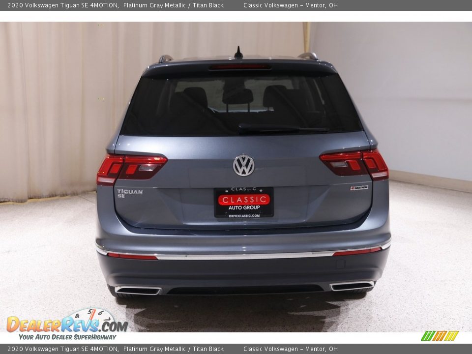 Exhaust of 2020 Volkswagen Tiguan SE 4MOTION Photo #18