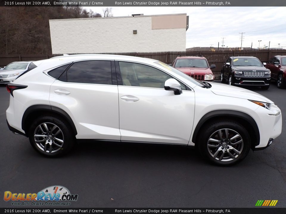 2016 Lexus NX 200t AWD Eminent White Pearl / Creme Photo #7