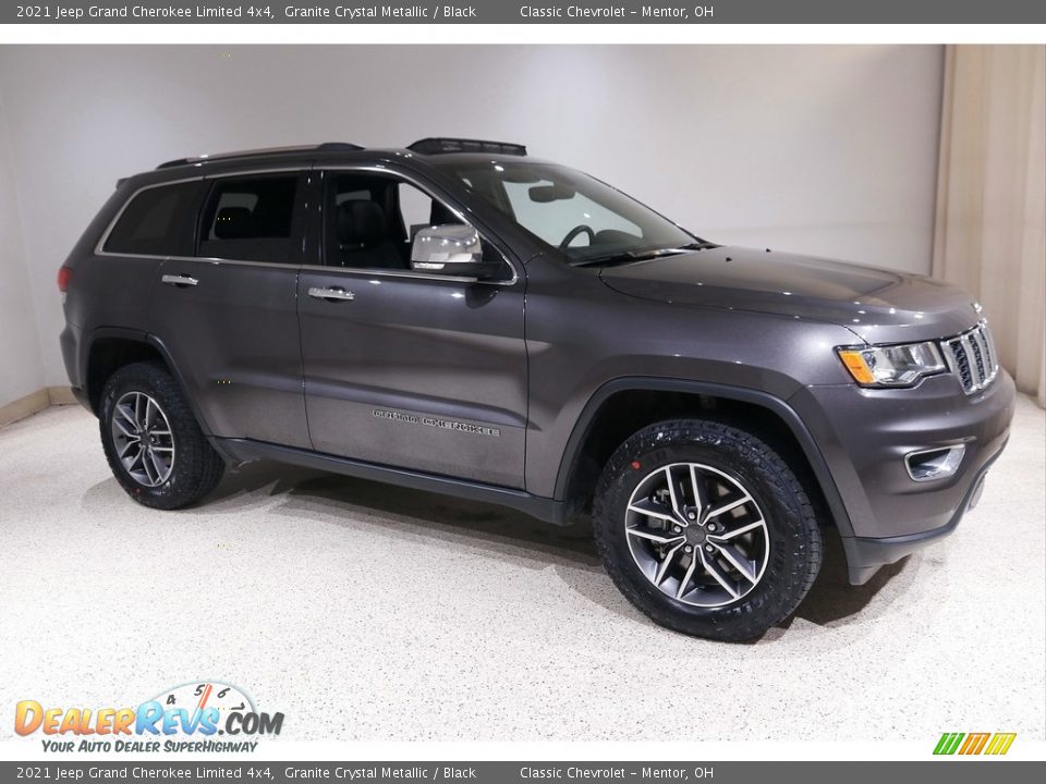 2021 Jeep Grand Cherokee Limited 4x4 Granite Crystal Metallic / Black Photo #1