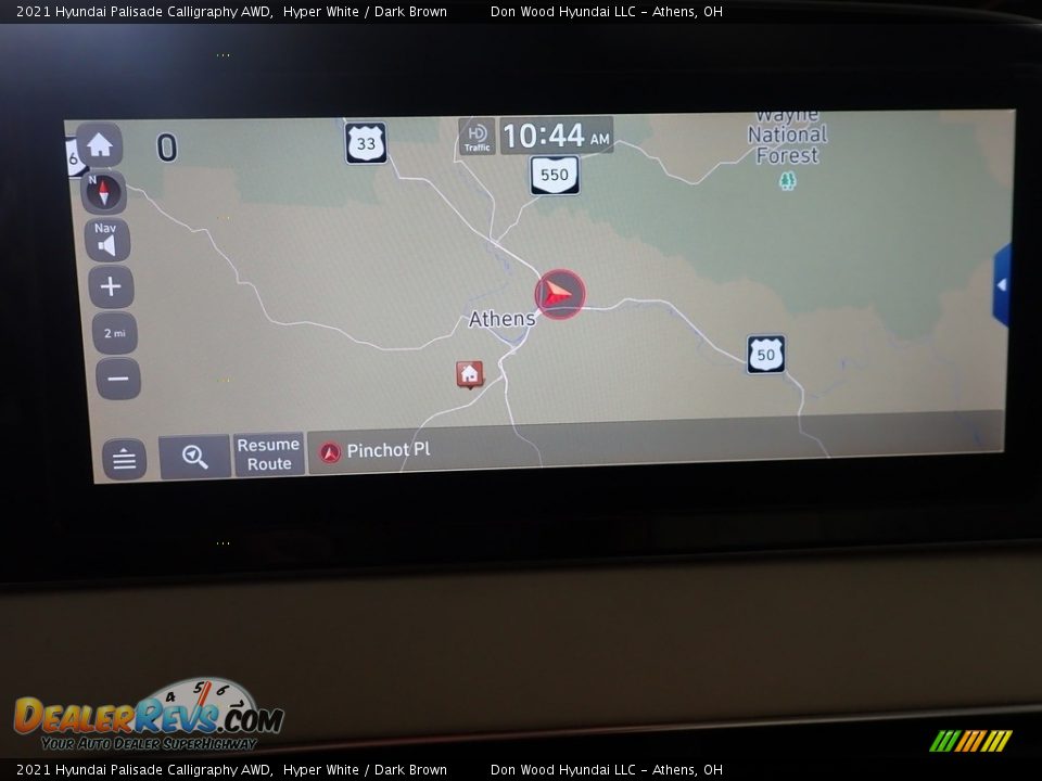 2021 Hyundai Palisade Calligraphy AWD Hyper White / Dark Brown Photo #3