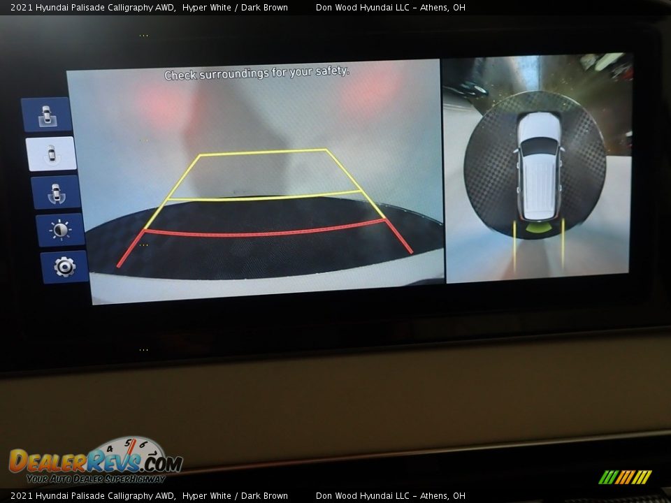2021 Hyundai Palisade Calligraphy AWD Hyper White / Dark Brown Photo #4