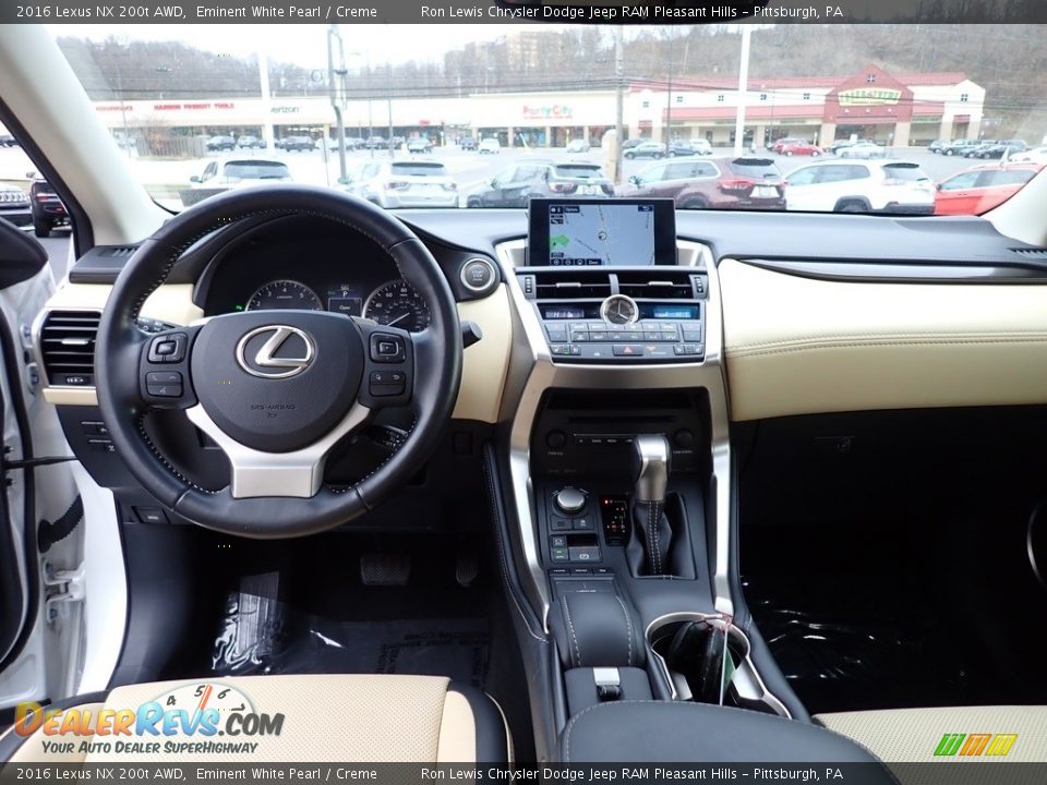 2016 Lexus NX 200t AWD Eminent White Pearl / Creme Photo #13