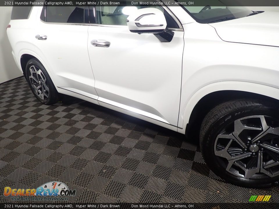 2021 Hyundai Palisade Calligraphy AWD Hyper White / Dark Brown Photo #6
