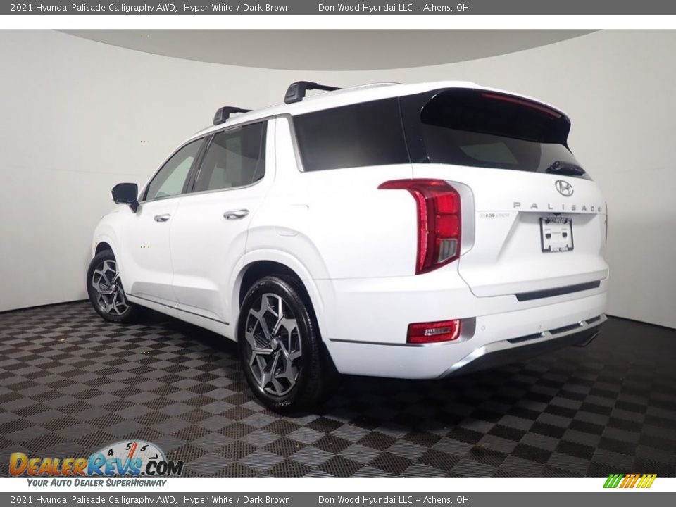 2021 Hyundai Palisade Calligraphy AWD Hyper White / Dark Brown Photo #13