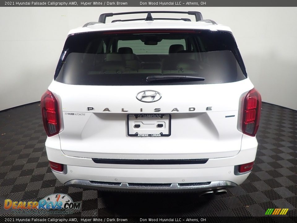 2021 Hyundai Palisade Calligraphy AWD Hyper White / Dark Brown Photo #15