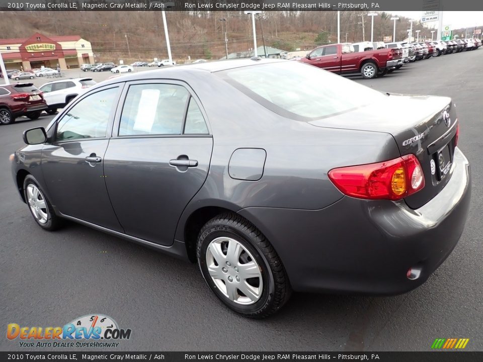 2010 Toyota Corolla LE Magnetic Gray Metallic / Ash Photo #3