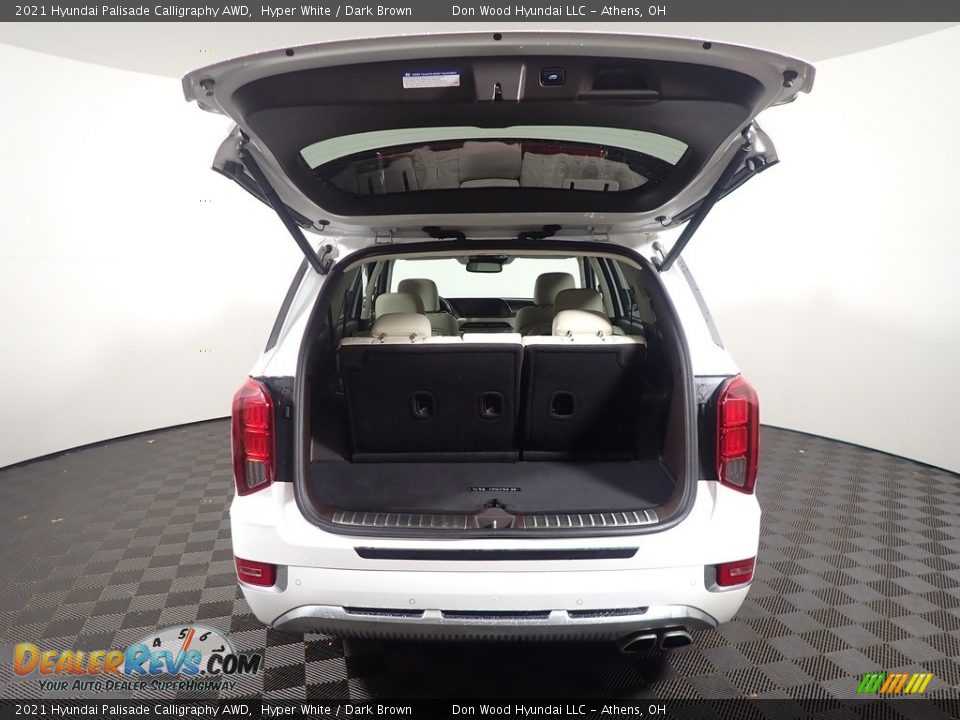 2021 Hyundai Palisade Calligraphy AWD Hyper White / Dark Brown Photo #16