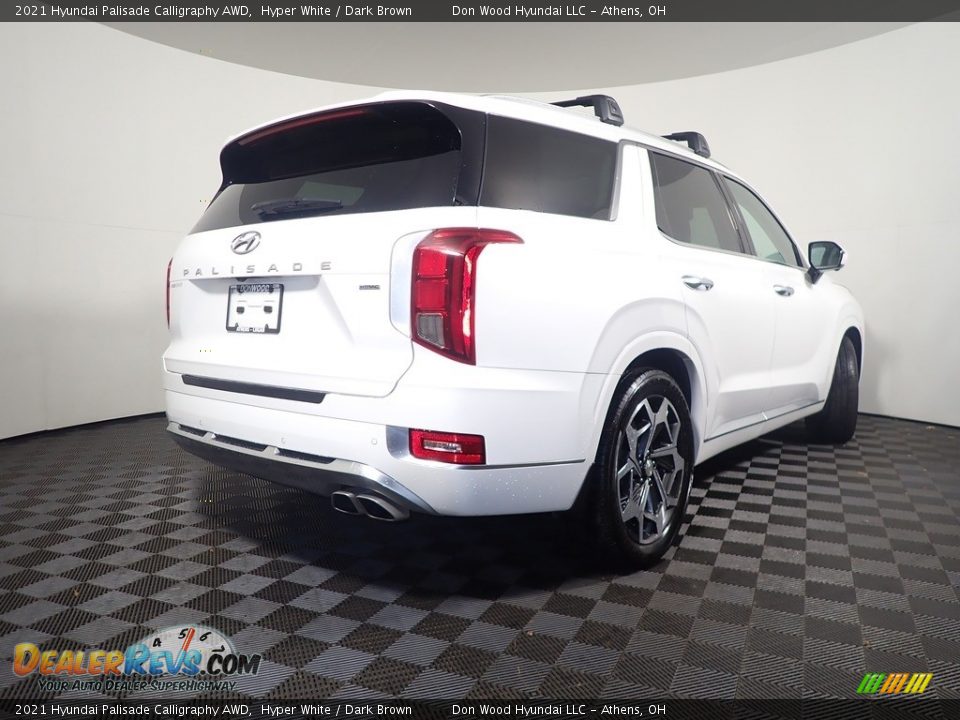 2021 Hyundai Palisade Calligraphy AWD Hyper White / Dark Brown Photo #19