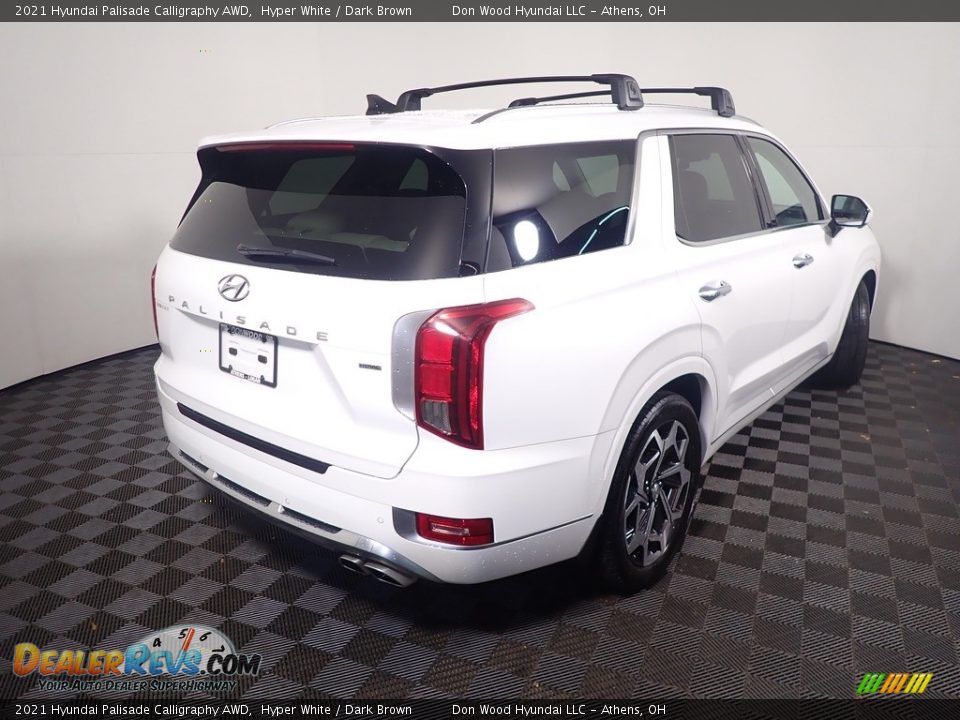 2021 Hyundai Palisade Calligraphy AWD Hyper White / Dark Brown Photo #20