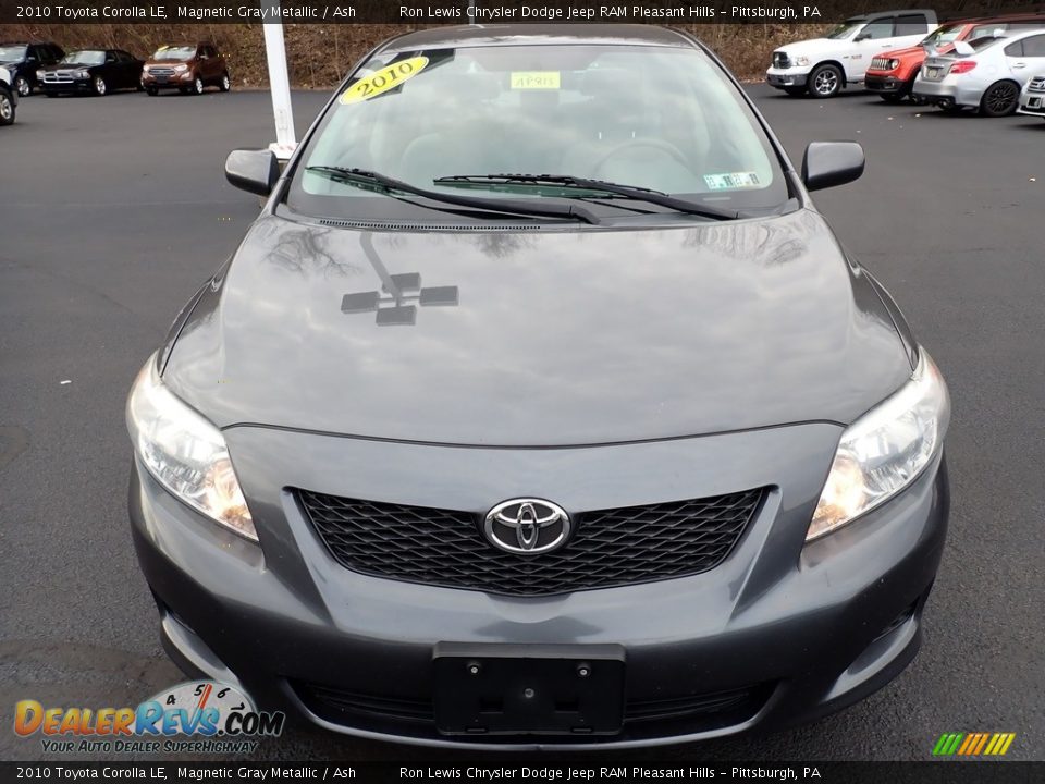 2010 Toyota Corolla LE Magnetic Gray Metallic / Ash Photo #9