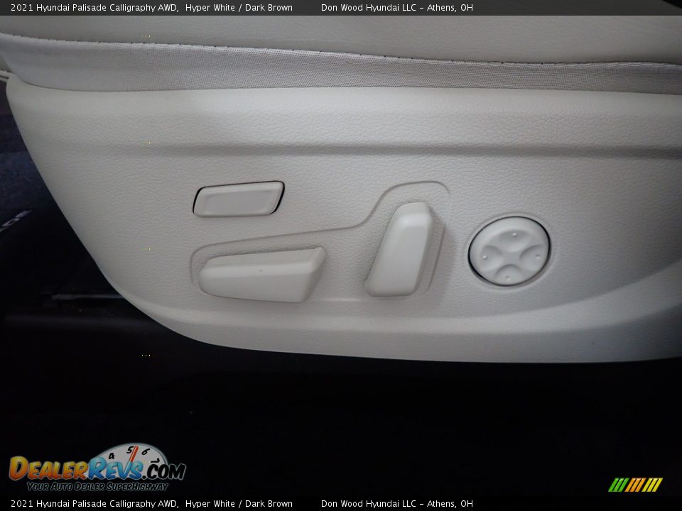 2021 Hyundai Palisade Calligraphy AWD Hyper White / Dark Brown Photo #24