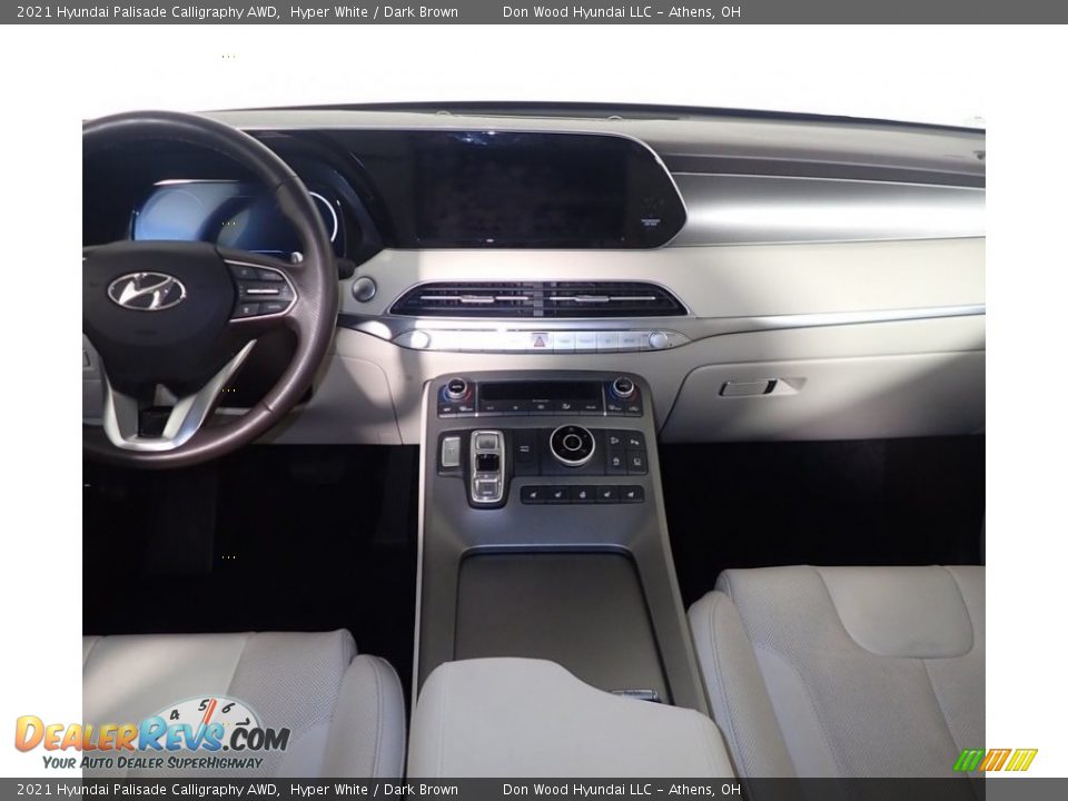 2021 Hyundai Palisade Calligraphy AWD Hyper White / Dark Brown Photo #26