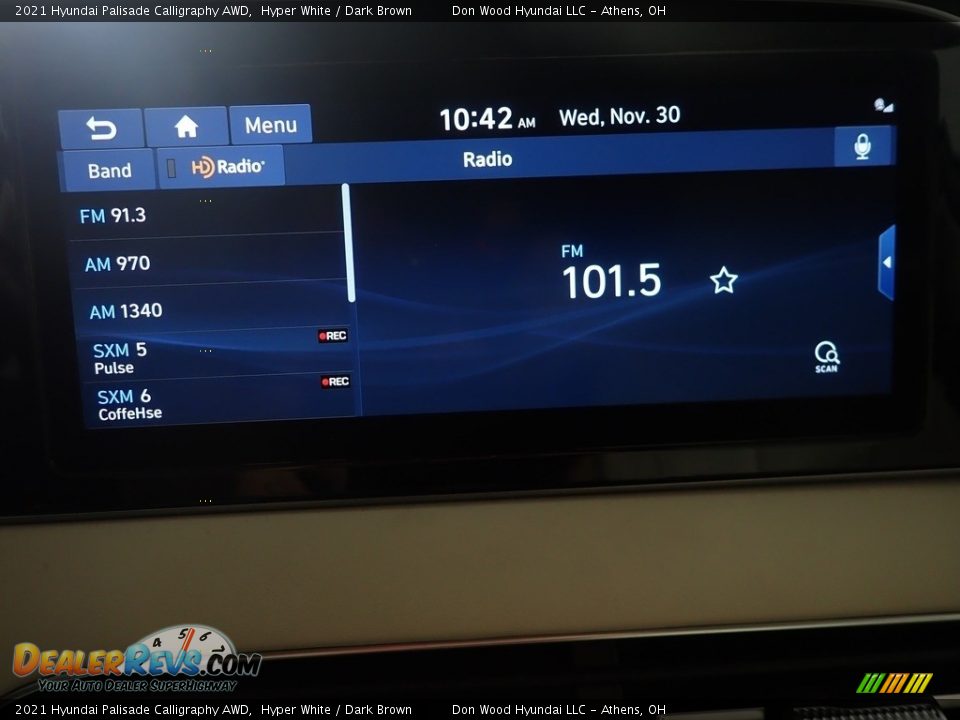 2021 Hyundai Palisade Calligraphy AWD Hyper White / Dark Brown Photo #27