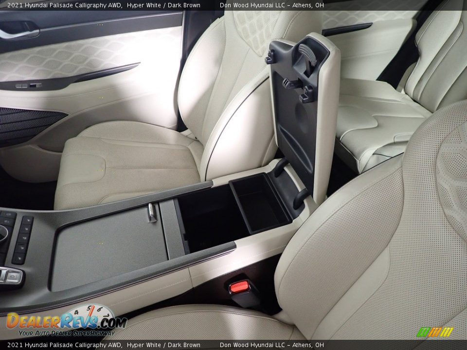 2021 Hyundai Palisade Calligraphy AWD Hyper White / Dark Brown Photo #34