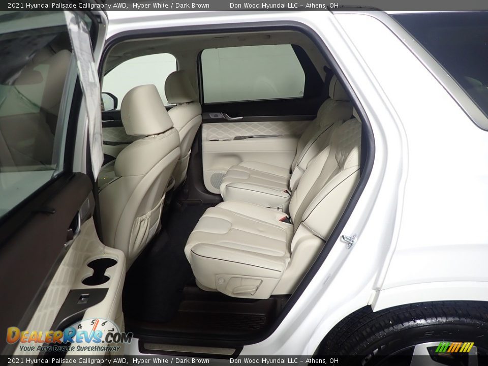 2021 Hyundai Palisade Calligraphy AWD Hyper White / Dark Brown Photo #36