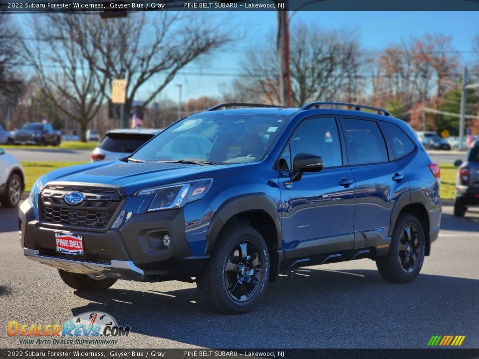 2022 Subaru Forester Wilderness Geyser Blue / Gray Photo #1