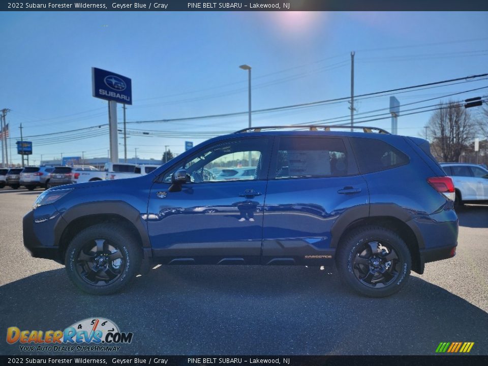 2022 Subaru Forester Wilderness Geyser Blue / Gray Photo #3