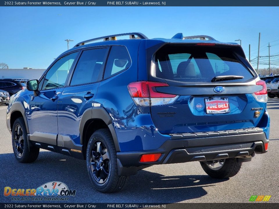 2022 Subaru Forester Wilderness Geyser Blue / Gray Photo #4