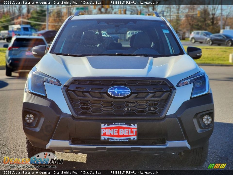 2022 Subaru Forester Wilderness Crystal White Pearl / Gray StarTex Photo #2