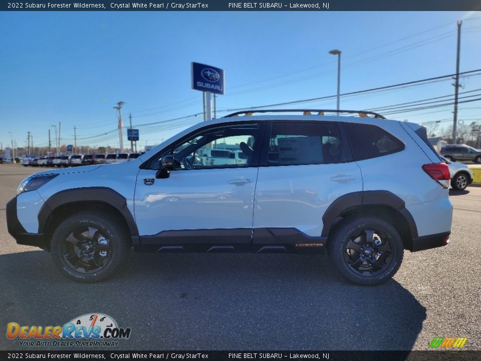 2022 Subaru Forester Wilderness Crystal White Pearl / Gray StarTex Photo #3