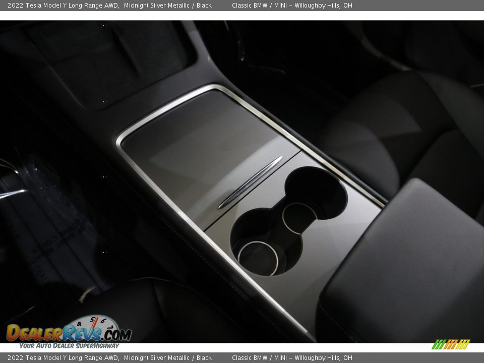 2022 Tesla Model Y Long Range AWD Midnight Silver Metallic / Black Photo #18