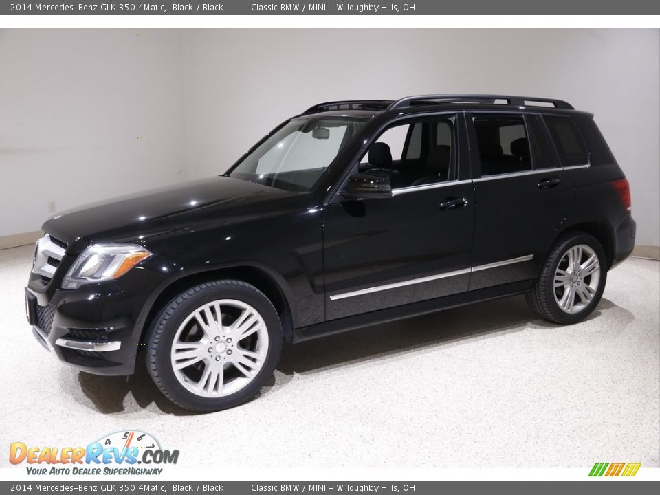 2014 Mercedes-Benz GLK 350 4Matic Black / Black Photo #3