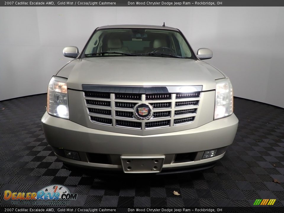 2007 Cadillac Escalade AWD Gold Mist / Cocoa/Light Cashmere Photo #6