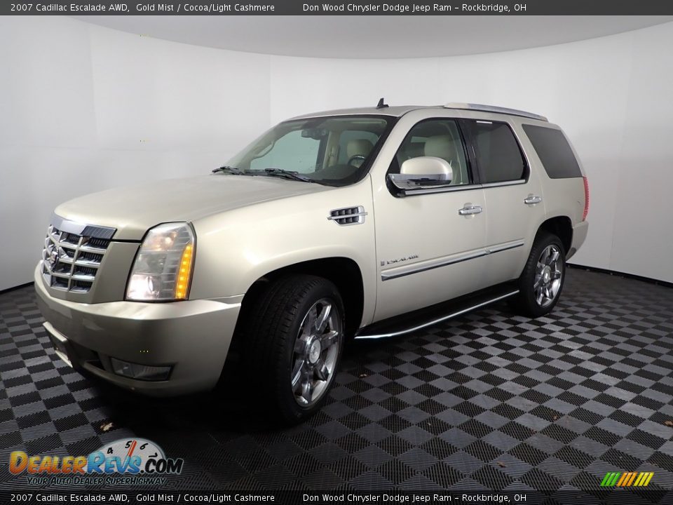 2007 Cadillac Escalade AWD Gold Mist / Cocoa/Light Cashmere Photo #7