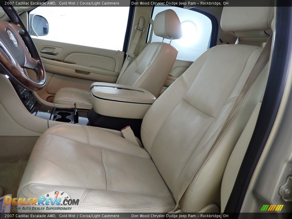 2007 Cadillac Escalade AWD Gold Mist / Cocoa/Light Cashmere Photo #16