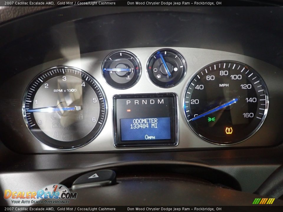 2007 Cadillac Escalade AWD Gold Mist / Cocoa/Light Cashmere Photo #20