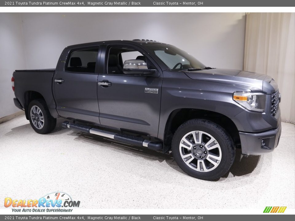 2021 Toyota Tundra Platinum CrewMax 4x4 Magnetic Gray Metallic / Black Photo #1