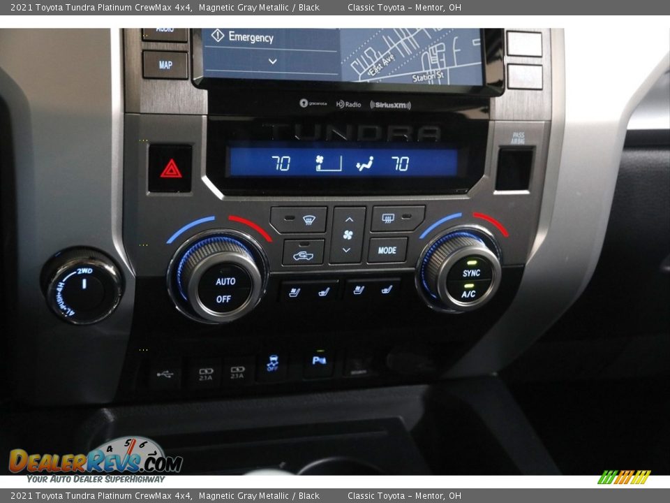 2021 Toyota Tundra Platinum CrewMax 4x4 Magnetic Gray Metallic / Black Photo #14