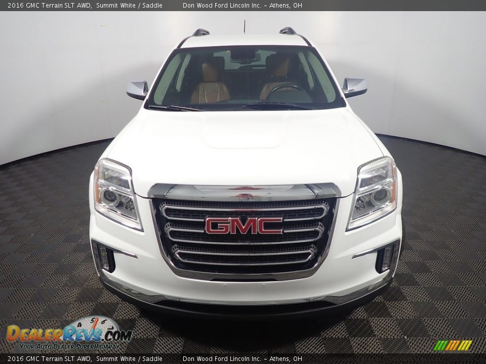 2016 GMC Terrain SLT AWD Summit White / Saddle Photo #5