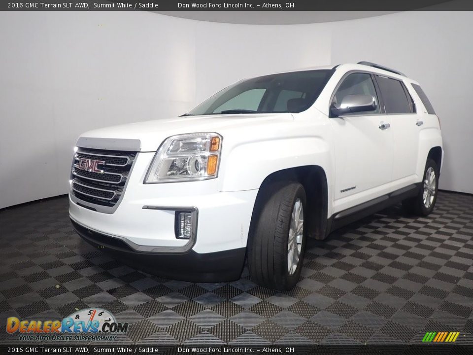 2016 GMC Terrain SLT AWD Summit White / Saddle Photo #7