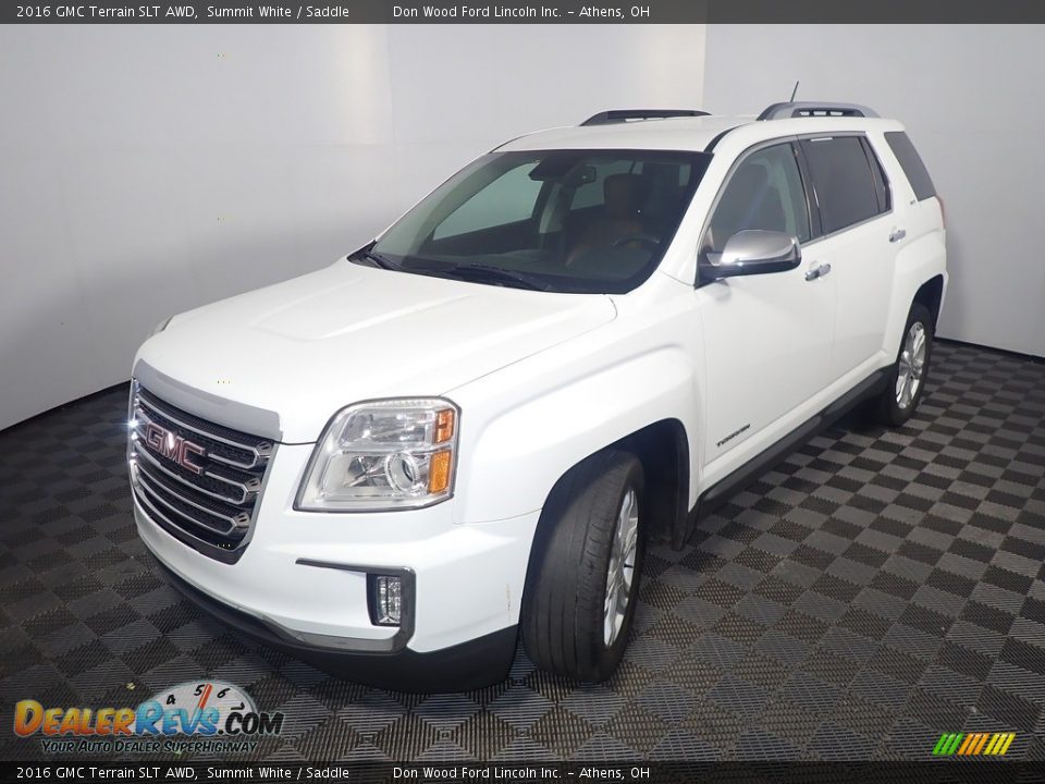 2016 GMC Terrain SLT AWD Summit White / Saddle Photo #8