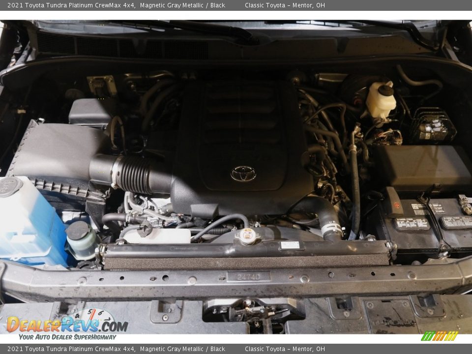 2021 Toyota Tundra Platinum CrewMax 4x4 Magnetic Gray Metallic / Black Photo #22