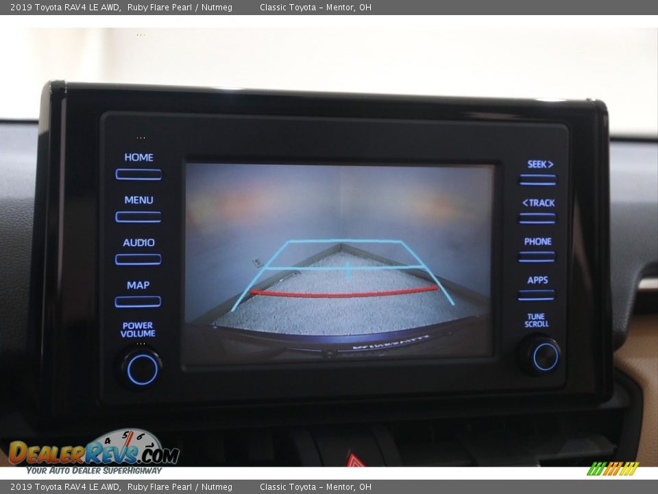 2019 Toyota RAV4 LE AWD Ruby Flare Pearl / Nutmeg Photo #11
