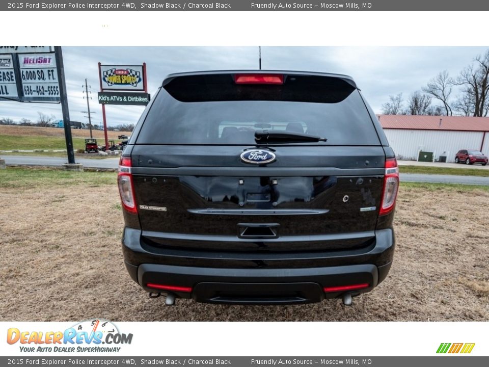 2015 Ford Explorer Police Interceptor 4WD Shadow Black / Charcoal Black Photo #5