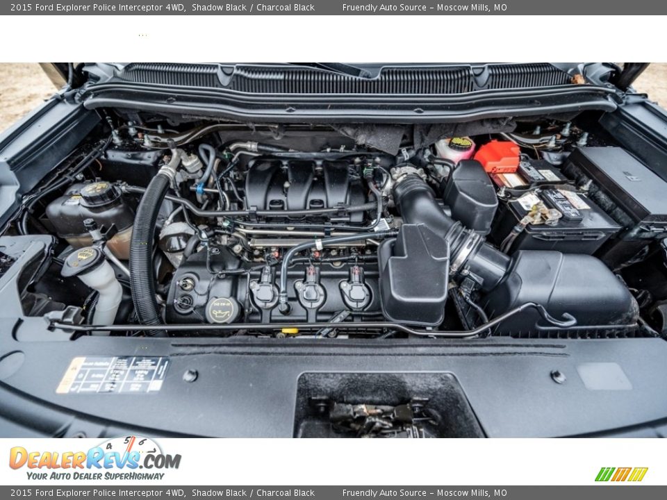 2015 Ford Explorer Police Interceptor 4WD 3.7 Liter DOHC 24-Valve Ti-VCT V6 Engine Photo #16