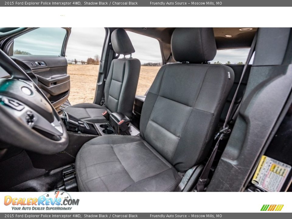 Front Seat of 2015 Ford Explorer Police Interceptor 4WD Photo #17