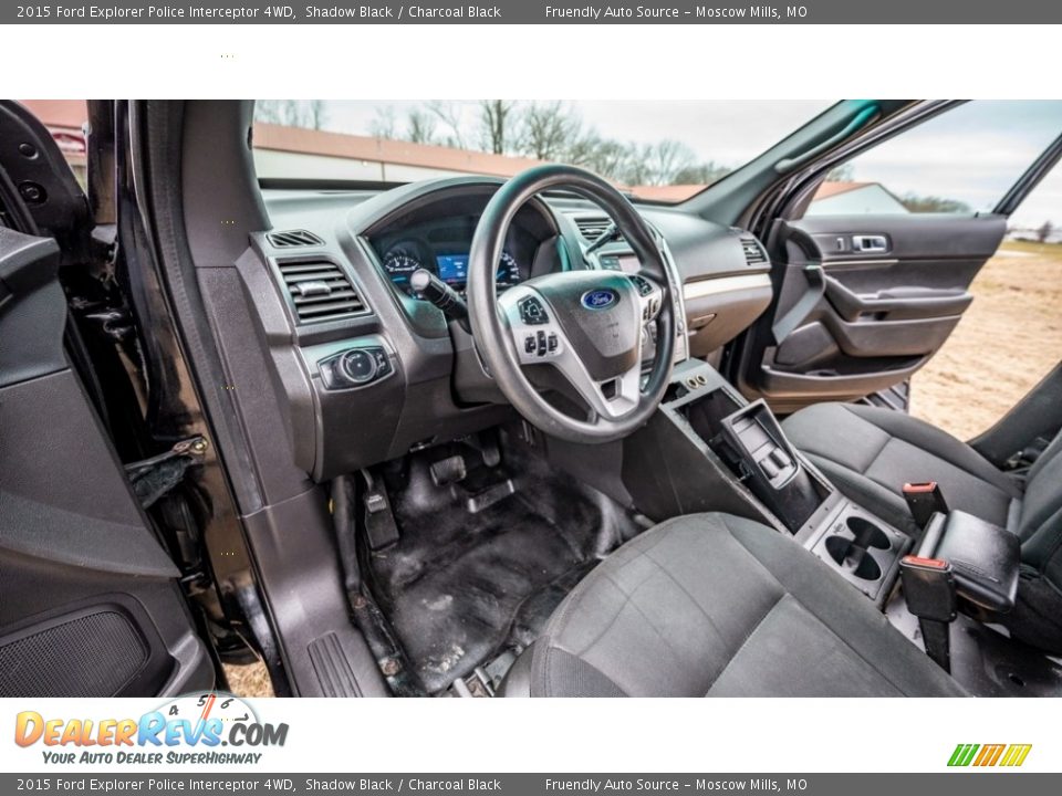 Front Seat of 2015 Ford Explorer Police Interceptor 4WD Photo #19