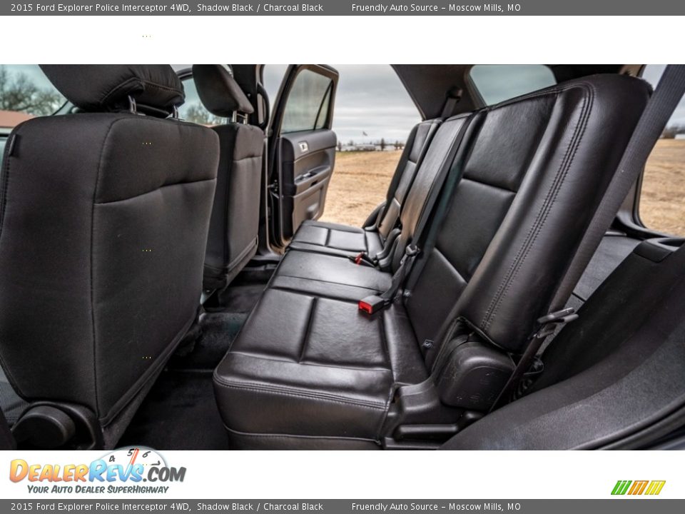 Rear Seat of 2015 Ford Explorer Police Interceptor 4WD Photo #20