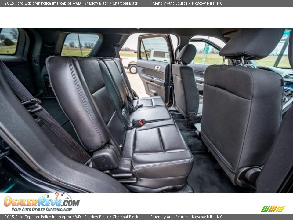 Rear Seat of 2015 Ford Explorer Police Interceptor 4WD Photo #22