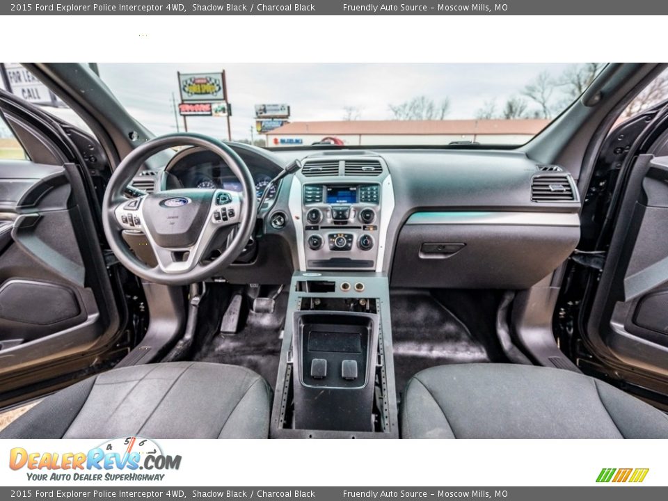 Charcoal Black Interior - 2015 Ford Explorer Police Interceptor 4WD Photo #26