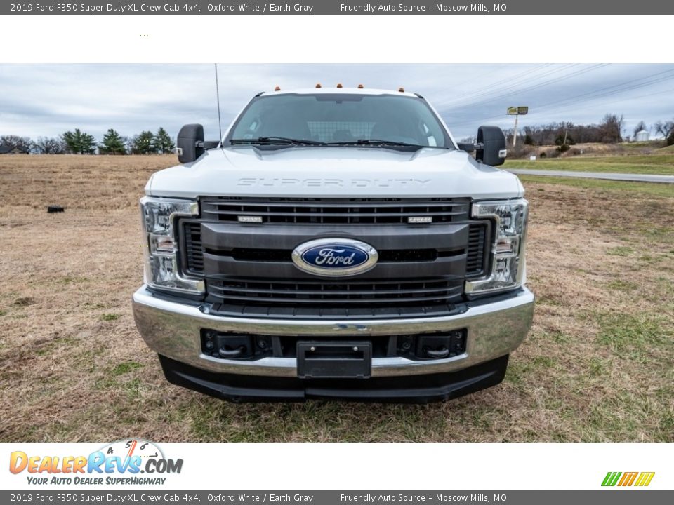 2019 Ford F350 Super Duty XL Crew Cab 4x4 Oxford White / Earth Gray Photo #9